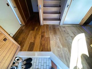 施工完了　玄関ホール