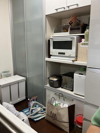 キッチンカップボード　施工前