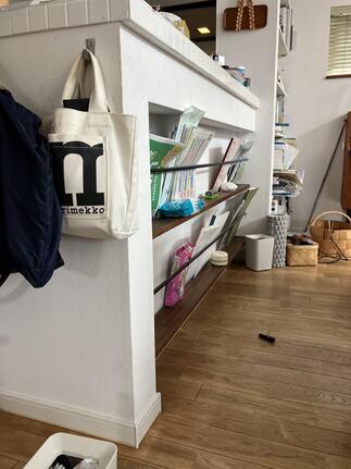 キッチン腰壁施工前