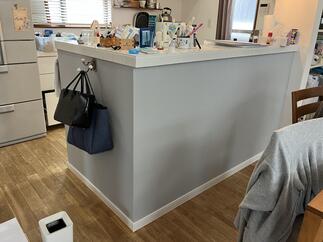 キッチン腰壁施工後