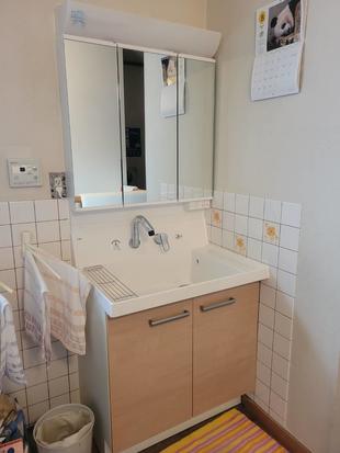 LIXIL　洗面化粧台ピアラ　キレイとラクと楽しさを究めたベーシック・ドレッサー　桐生市補助金利用