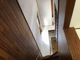 廊下内装工事