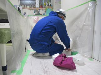 シロアリ駆除の手順を紹介します