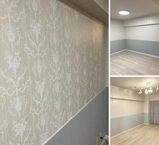 クラシックな腰壁が導く「上質な休息」