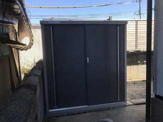 老朽化した物置の交換