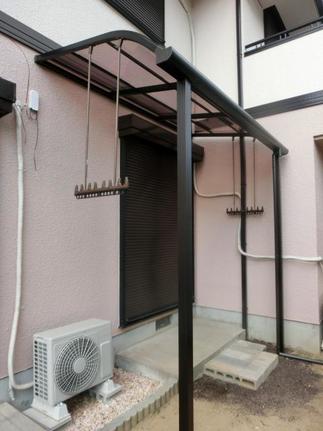 物干しざおもつけて一石二鳥！