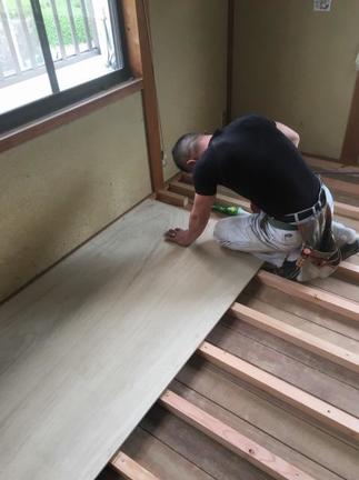 施工の様子もばっちり！