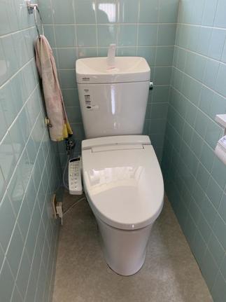 節水トイレにお取替