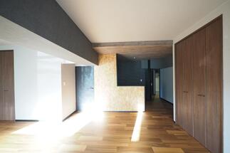 ダイニングキッチン＋和室→LDK　After