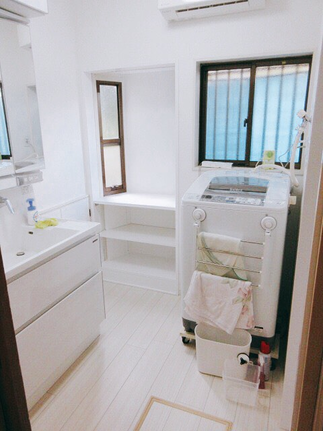 広くて使いやすい洗面所に