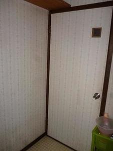 （Before）脱衣室扉　片開き戸