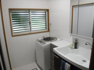 （After）脱衣所