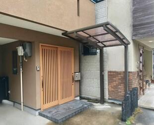 玄関先に自転車とバイクを駐輪するスペースが欲しかった!!!