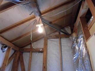 解体後ユニットバスの上の部分