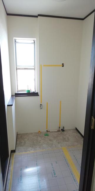 内装完了＆配管と配線ルート確認