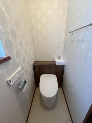 トイレリフォーム｜老朽化に伴いJフィットに取り替え、見た目スッキリ、お掃除ラクラク【和歌山市】