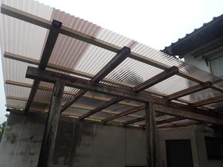 【AFTER】下屋の波板