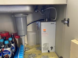 洗面給湯をガスから電気に変更