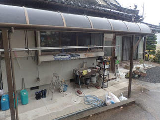 【Before】勝手口まわり