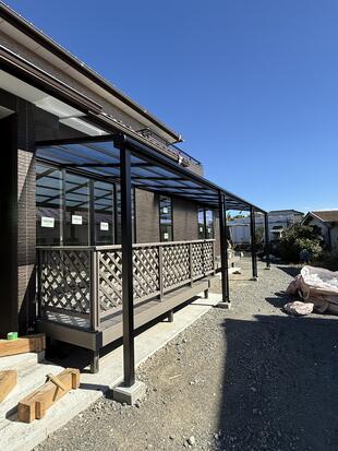 デッキとテラス設置で動きやすさが変わった