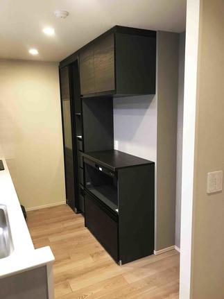 カップボードの設置