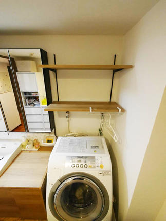 洗濯機棚