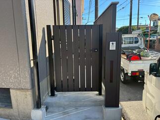 開き門設置
