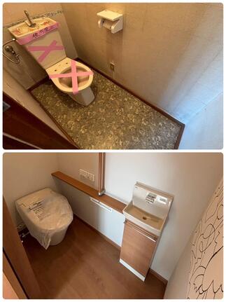 トイレ空間にはエコカラット