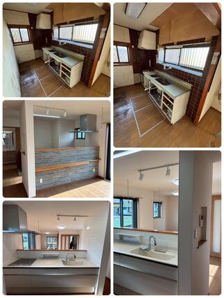 対面キッチンへ変更