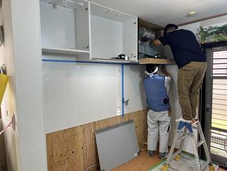 キッチン取付②
