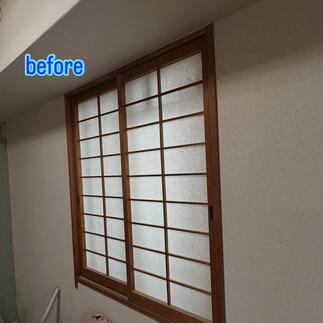 Before　和室腰窓