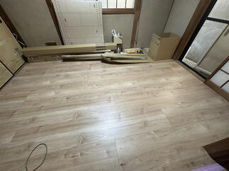After フローリング張り