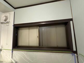 After 窓枠設置＆塗装