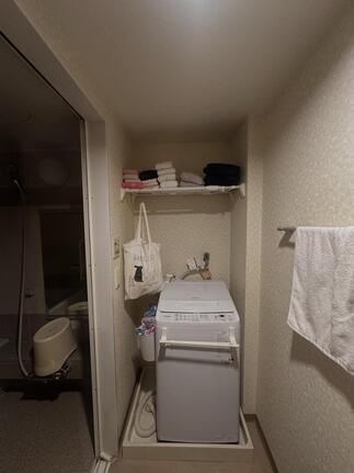 Before　洗濯機上