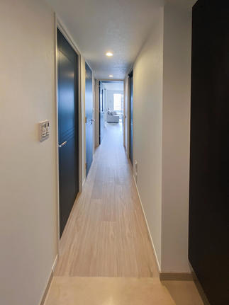 玄関からの見晴らし