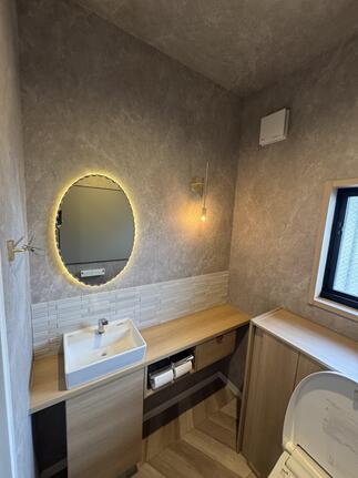 手洗い器まわりのインテリア