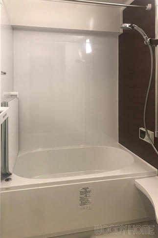 暖かく掃除が楽になった浴室