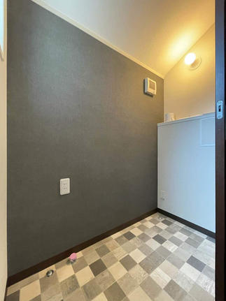 ２階トイレの施工中