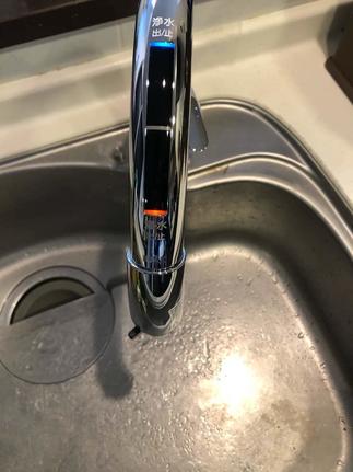 自動水栓に交換