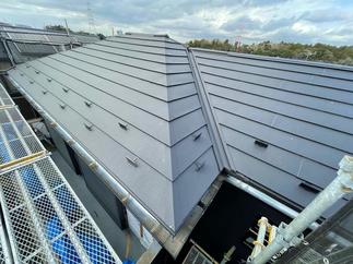 屋根完成です！