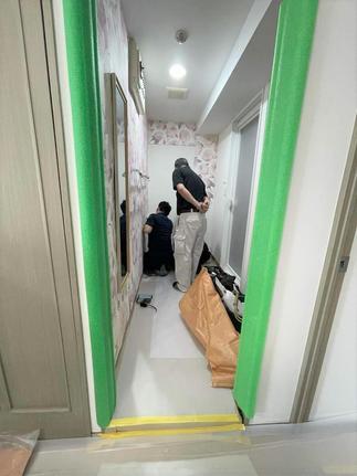 【工事中の風景】