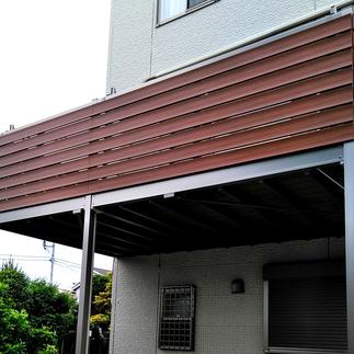 新たに設置されたバルコニーです。