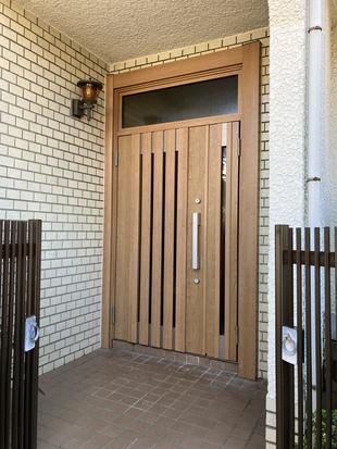 市川市S様邸玄関ドアリフォーム