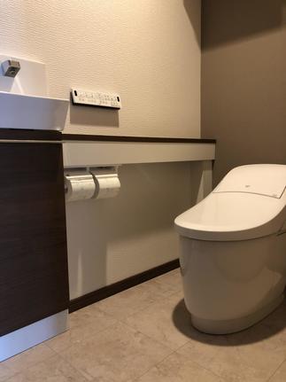 【トイレリフォーム】プレアスLSタイプリトイレ