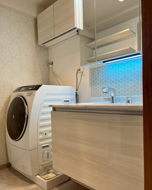 【洗面室】LIXIL ルミシス　ボウル一体タイプ