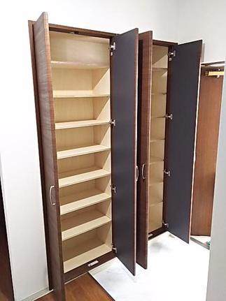 玄関収納も大容量