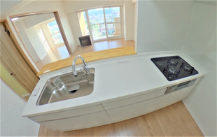 札幌西区マンション一室フルリフォーム（キッチン：LIXILリシェルSI）