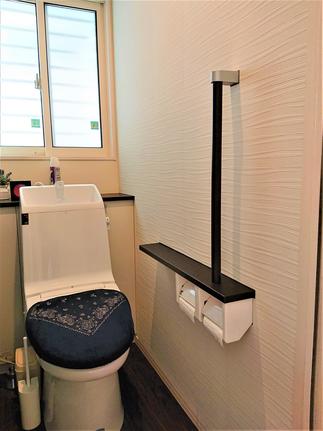 トイレの壁にもエコカラット