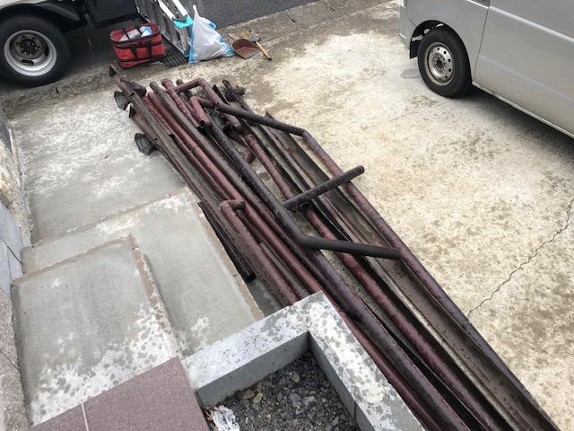 雨樋解体・処分.JPG