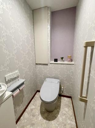 エレガントなトイレ空間にリフォーム